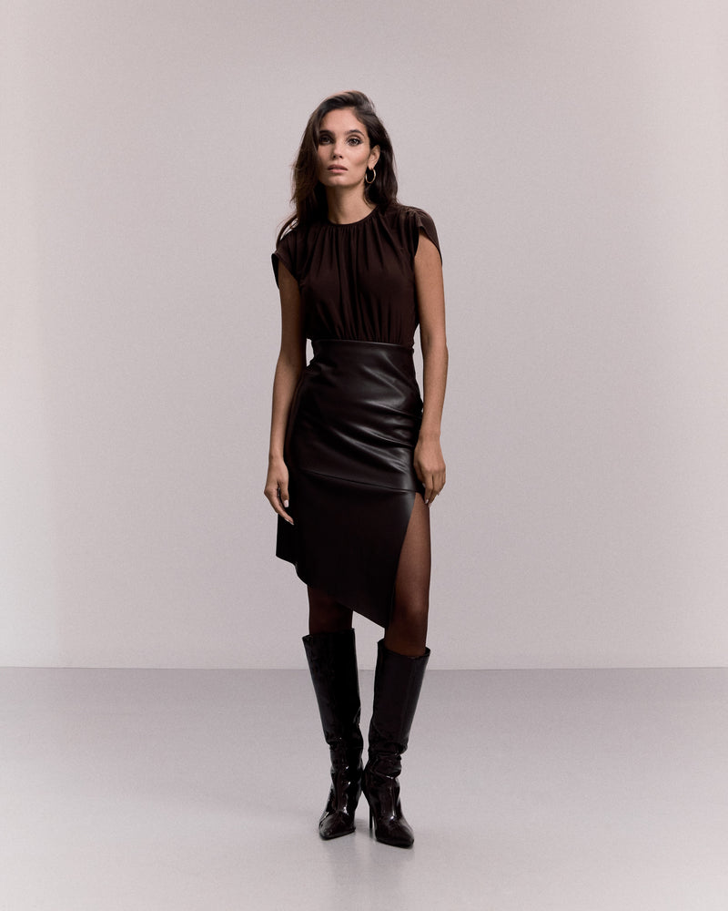 JACK BROWN SKIRT - FW25 - Alexandra Rafie