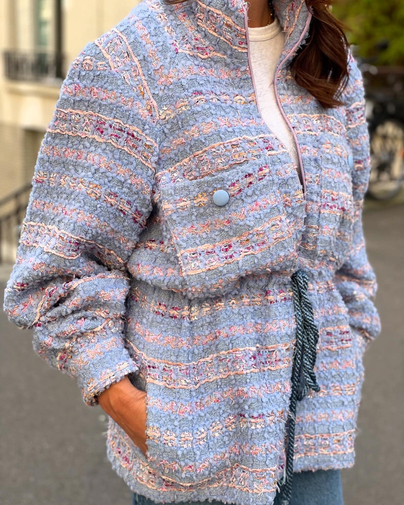 Paris Blue Parka - FW24 - Alexandra Rafie