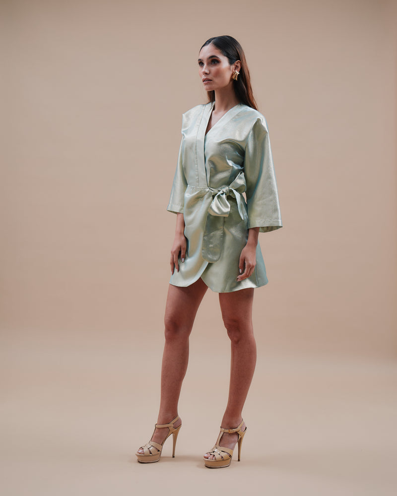 Ava Green Pastel Dress - SS24 - Alexandra Rafie