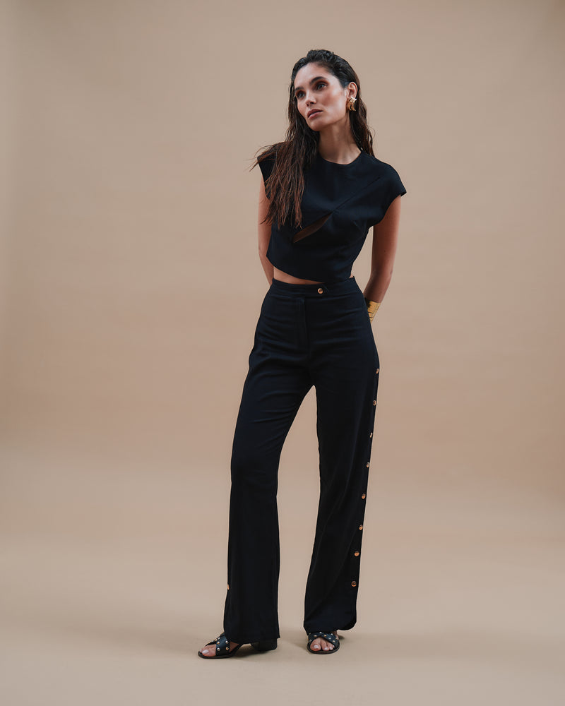 Dia Black Pants - SS24 - Alexandra Rafie