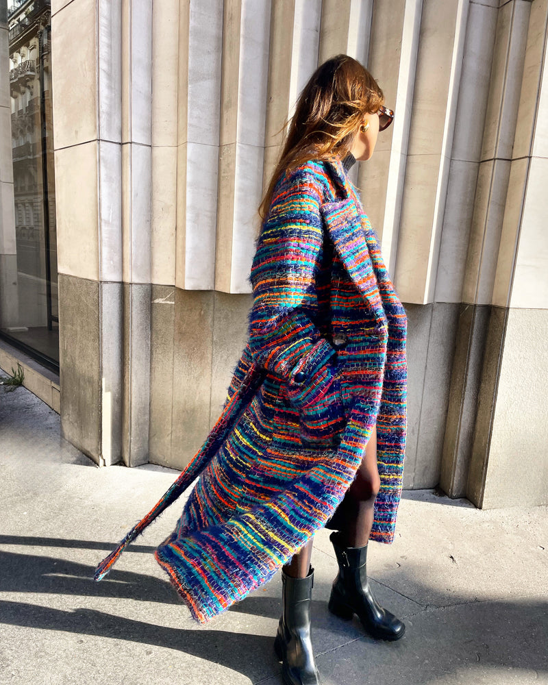 Paola Multicolore Coat - FW23 - Alexandra Rafie