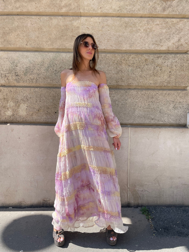 Julie Lila Dress - SS23 - Alexandra Rafie