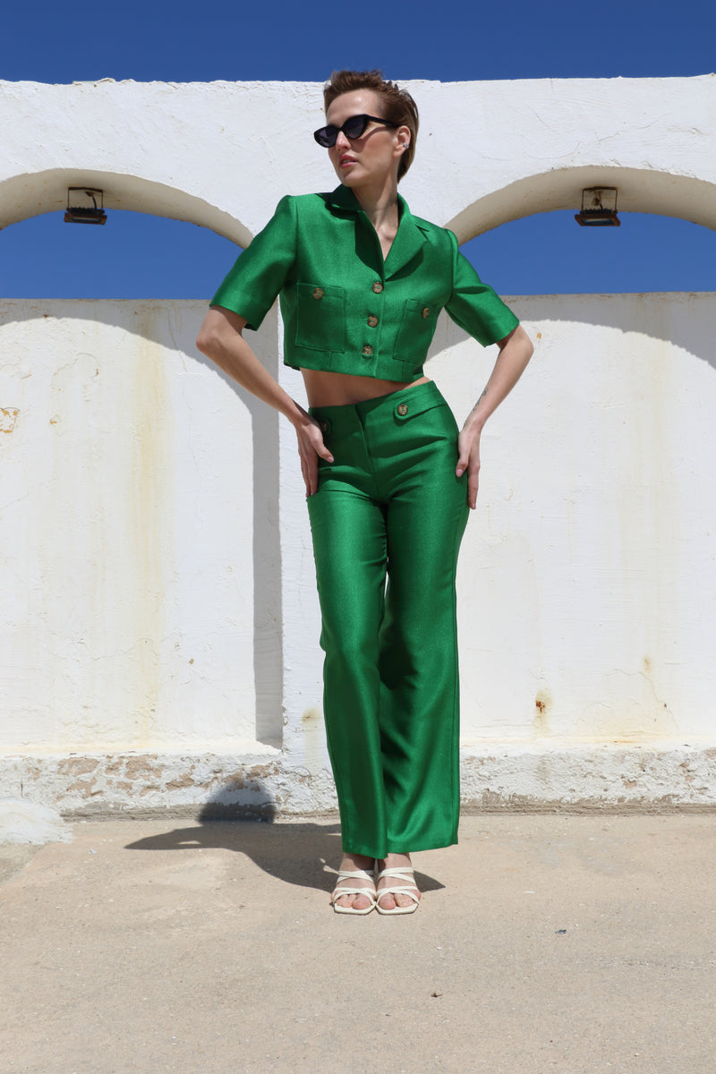 Jade Green Jacket - SS23 - Alexandra Rafie