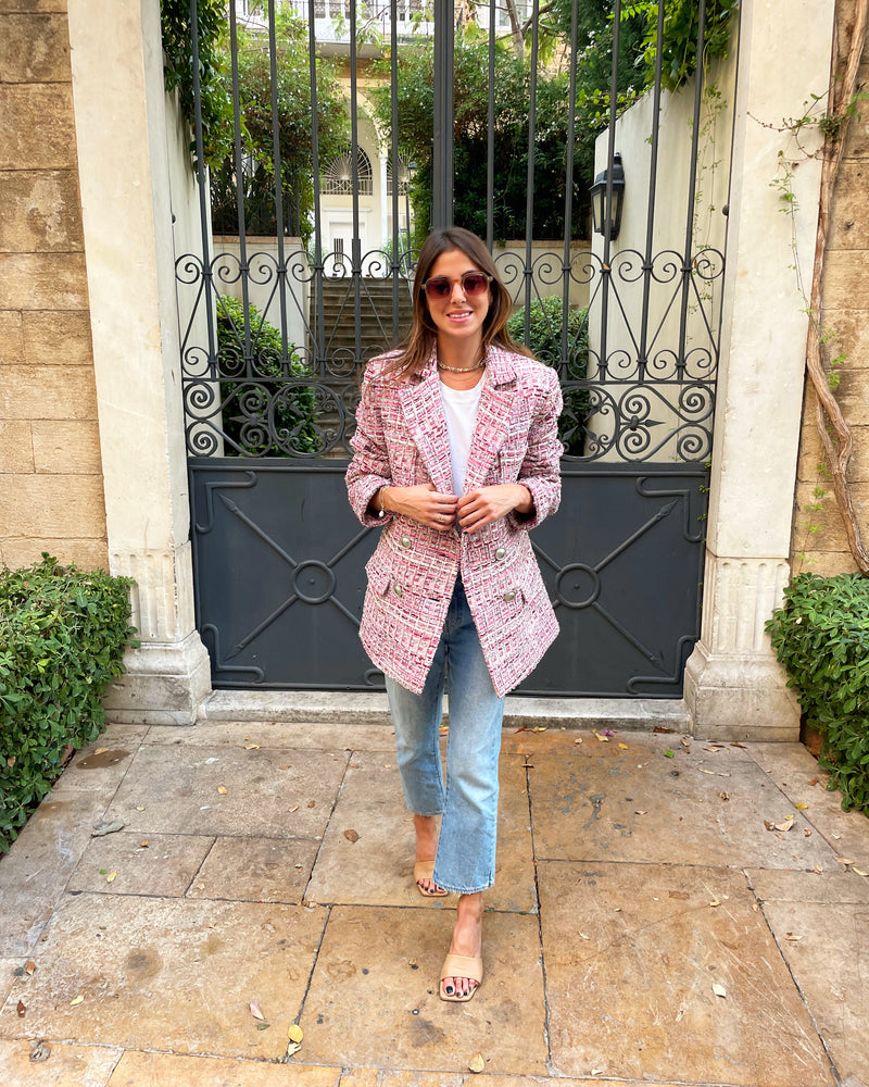 Steph Fuschia Blazer - FW22 - Alexandra Rafie
