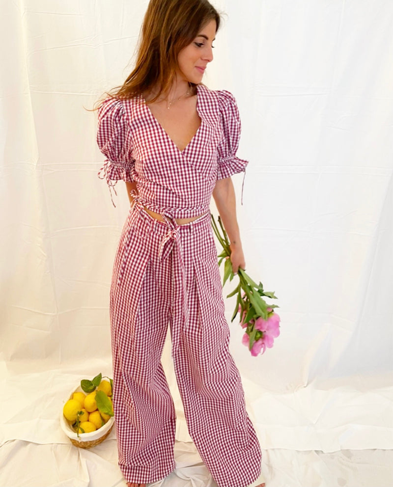 Gloria Vichy Top - SS21 - Alexandra Rafie