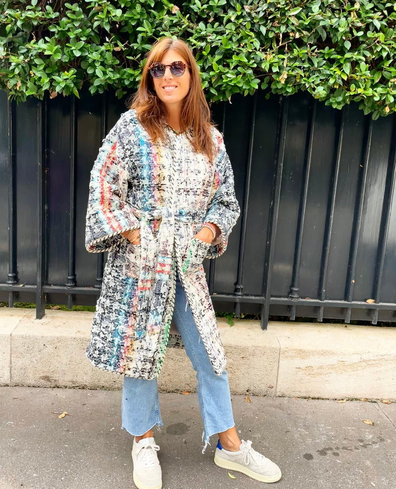 Sylvia Multicolore Coat - FW22 - Alexandra Rafie