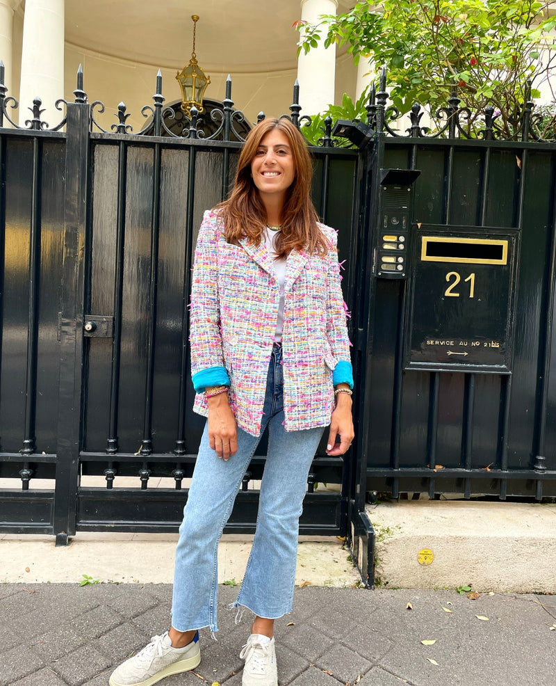 Steph Multicolor Blazer - FW22 - Alexandra Rafie