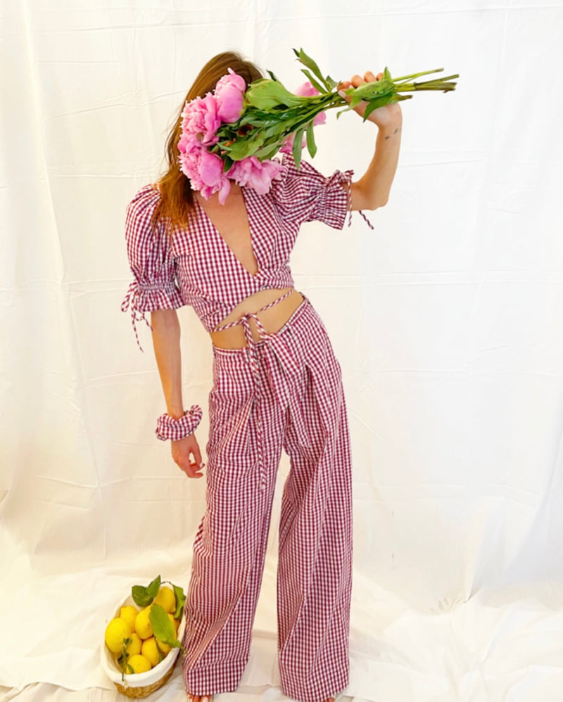 Gaby Vichy Pants - SS21 - Alexandra Rafie