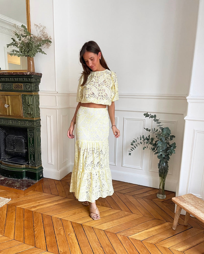 Coco Yellow Top - SS23 - Alexandra Rafie