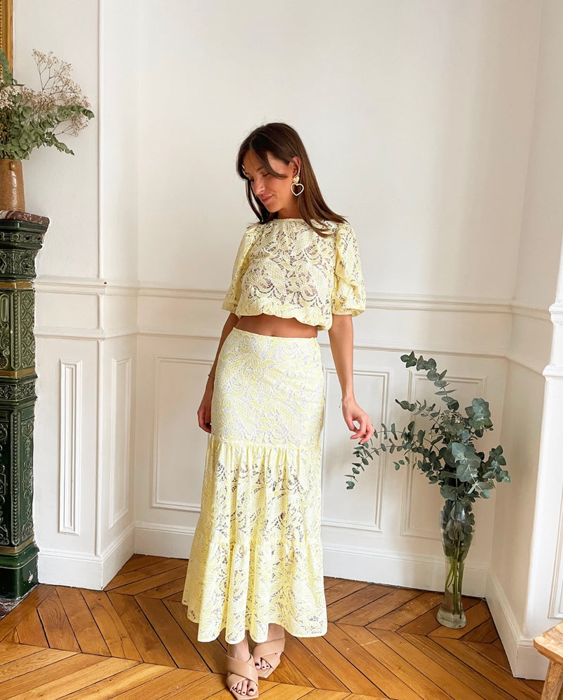 Coco Yellow Skirt - SS23 - Alexandra Rafie
