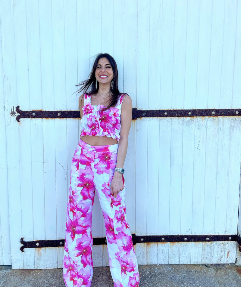 Cate Floral Pant - SS22 - Alexandra Rafie