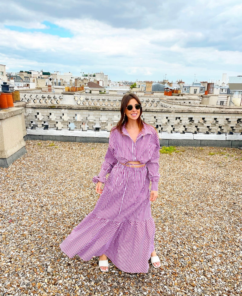 Georgia Vichy Shirt - SS21 - Alexandra Rafie