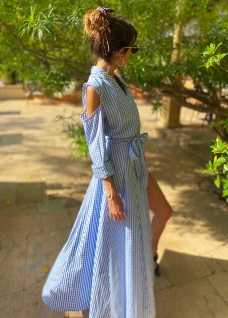 Ambra Vichy Dress - SS20 - Alexandra Rafie