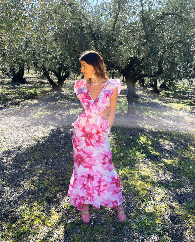Cassie Floral Dress - SS22 - Alexandra Rafie